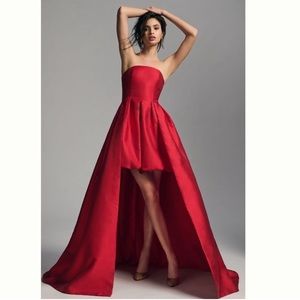 Hutch Red High-Low Gown